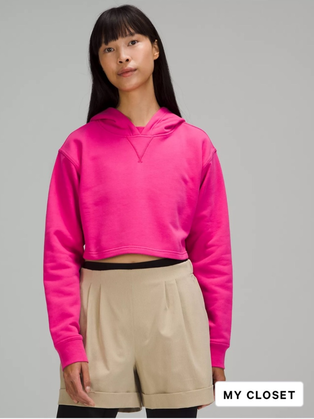 Lululemon cropped hoodie